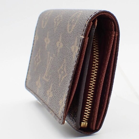 LOUIS VUITTON Porte Monnaie Billets Tresor Wallet Monogram Brown M61730 02EF437 - Picture 2 of 16